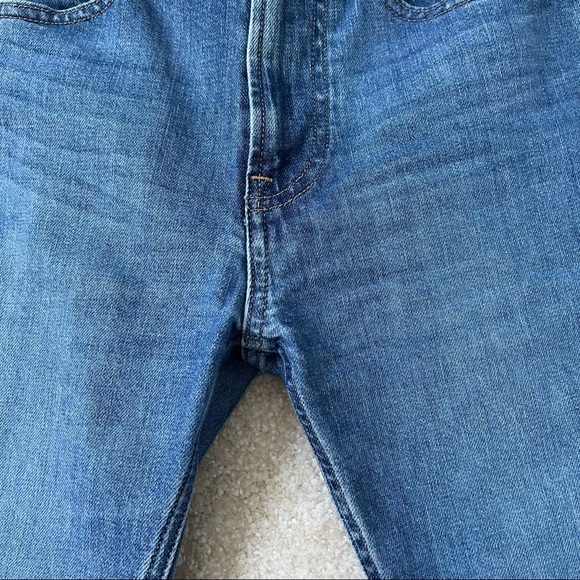 Everlane Straight Leg Jeans Womens 24 Regular Medium Wash High Rise Cotton Blend - Picture 11 of 11